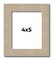 4x5 Thin Barnwood Picture Frame with UV-Resistant Acrylic & Acid Free Backing, Available in 2 Paint Finishes - Grey and Black